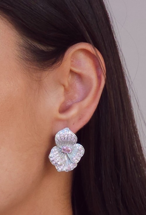 BRINCO FLOR CRAVEJADO BM2110-R | RÓDIO KUNZITA