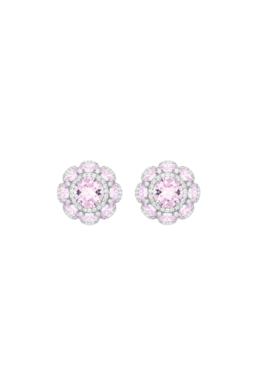 BRINCO FLORAL CRAVEJADO COM ZIRCÔNIA KUNZITA BM2088-R
