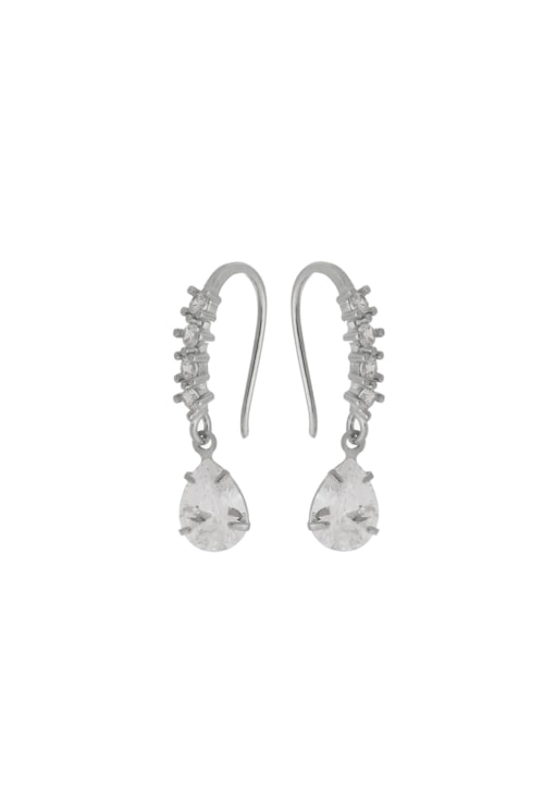 BRINCO GANCHO COM GOTA CRISTAL E ZIRCÔNIAS BM1019-R BRINCO GANCHO COM GOTA CRISTAL E ZIRCÔNIAS BM1019-R