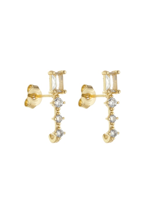 BRINCO GANCHO COM ZIRCÔNIAS NO OURO BM1398-O