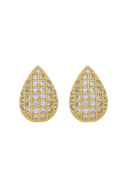 BRINCO GOTA CRAVEJADA NO OURO BM1197-O