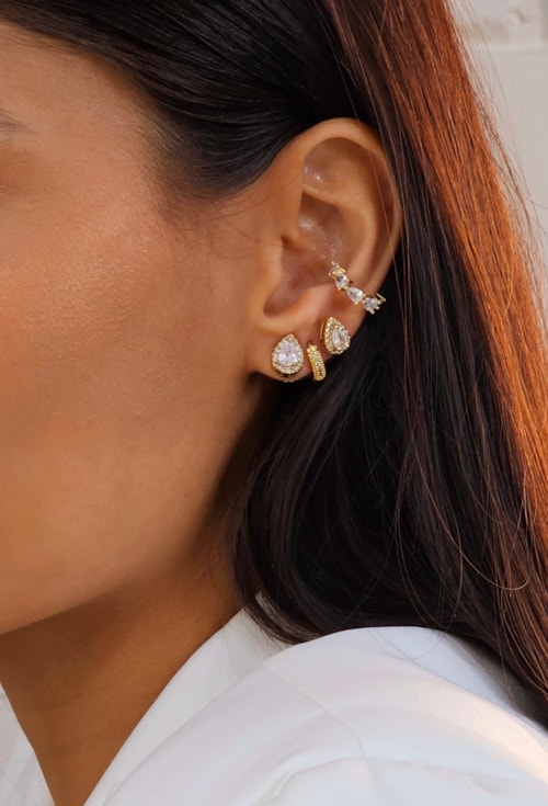 BRINCO GOTA CRAVEJADO DE ZIRCÔNIA M BM1531-O BRINCO GOTA CRAVEJADO DE ZIRCÔNIA M BM1531-O