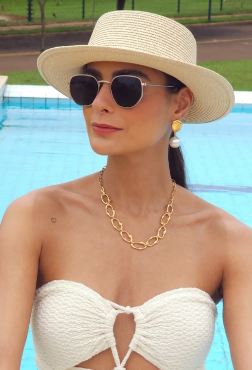 BRINCO GOTA LISA COM PÉROLA BM2134-AD