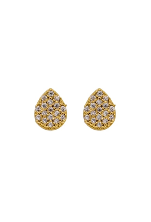 BRINCO GOTINHA CRAVEJADO DE ZIRCÔNIA NO OURO BM1536-O BRINCO GOTINHA CRAVEJADO DE ZIRCÔNIA NO OURO BM1536-O