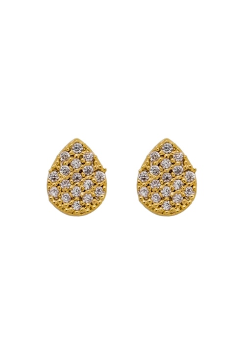 BRINCO GOTINHA CRAVEJADO DE ZIRCÔNIA NO OURO BM466-O BRINCO GOTINHA CRAVEJADO DE ZIRCÔNIA NO OURO BM466-O