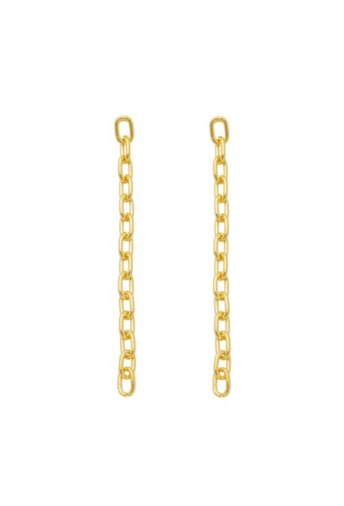 BRINCO LONGO DE ELOS PEQUENOS NO OURO BM556-O