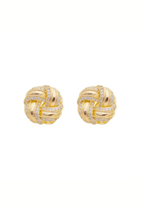 BRINCO NINHO CRAVEJADO NO OURO BM1704-O BRINCO NINHO CRAVEJADO NO OURO BM1704-O