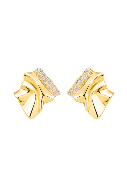 BRINCO ORGÂNICO CRAVEJADO BANHADO A OURO BM2313-O