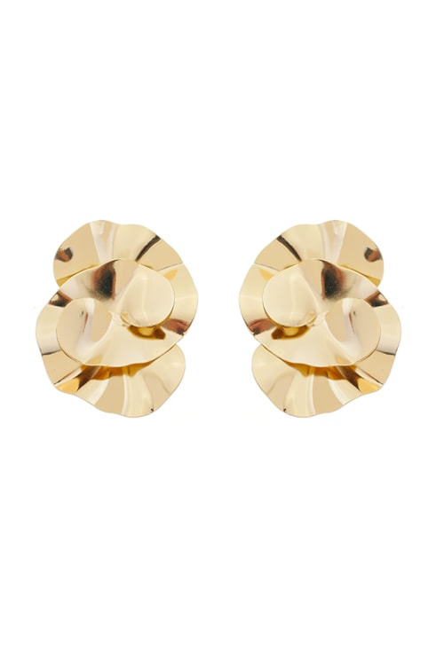 BRINCO ORGÂNICO MARTELADO NO OURO BM1344-O