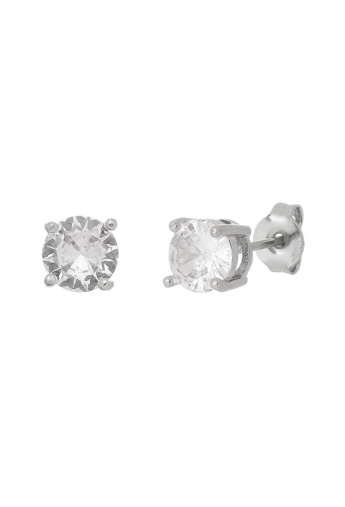 BRINCO REDONDO PEQUENO COM ZIRCÔNIA CRISTAL BM1249-R BRINCO REDONDO PEQUENO COM ZIRCÔNIA CRISTAL BM1249-R