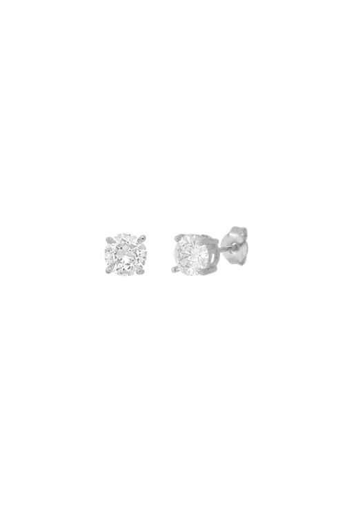 BRINCO REDONDO PEQUENO COM ZIRCÔNIA CRISTAL BM1249-R