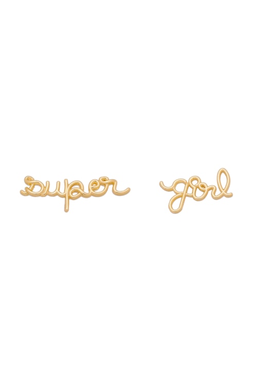 BRINCO SUPER GIRL NO OURO BM664-O