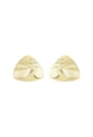 BRINCO TRIÂNGULO ORGÂNICO 27MM BANHADO A OURO BM2254-O