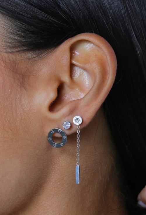 BRINCO TRIO PONTO DE LUZ, ARO E PENDENTE BM2158-A