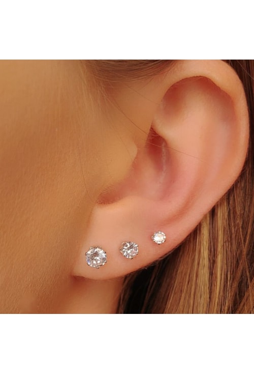 BRINCO TRIO PONTO DE LUZ DE ZIRCONIA BM171-R BRINCO TRIO PONTO DE LUZ DE ZIRCONIA BM171-R