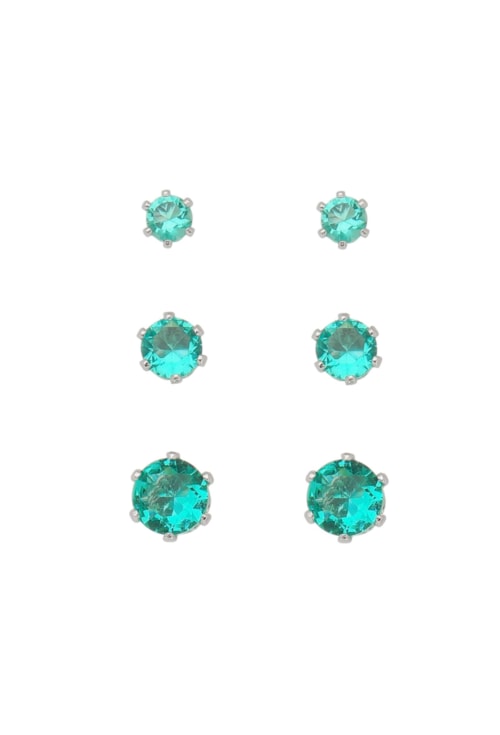 BRINCO TRIO PONTO DE LUZ DE ZIRCONIA TURMALINA BM171-R BRINCO TRIO PONTO DE LUZ DE ZIRCONIA TURMALINA BM171-R