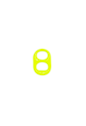 CHARM PINGENTE DE LACRE AMARELO NEON BM252