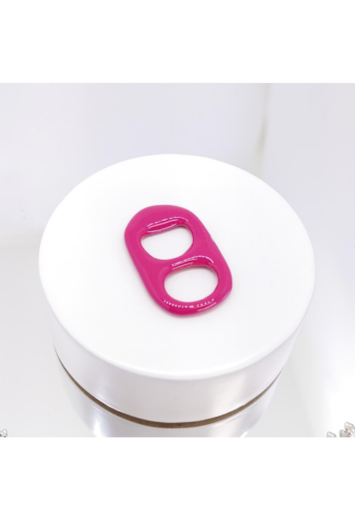 CHARM PINGENTE DE LACRE PINK BM252