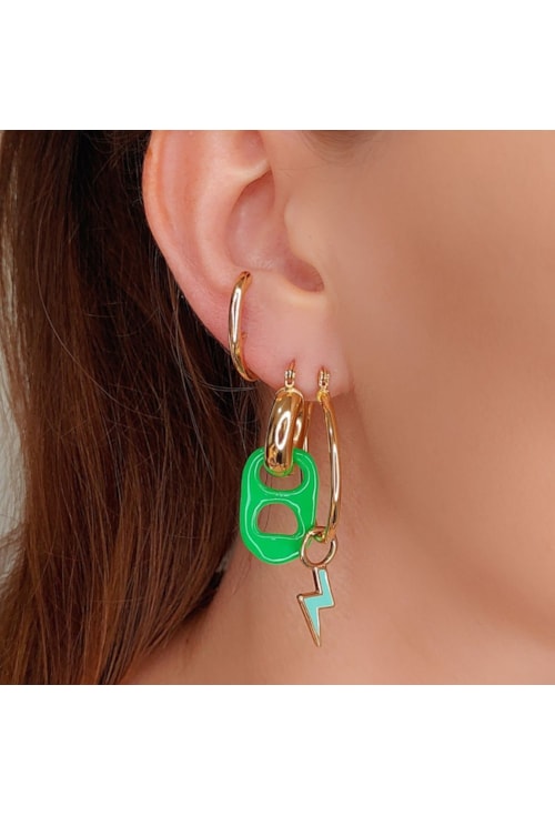 CHARM PINGENTE DE LACRE VERDE LIMÃO BM252 CHARM PINGENTE DE LACRE VERDE LIMÃO BM252