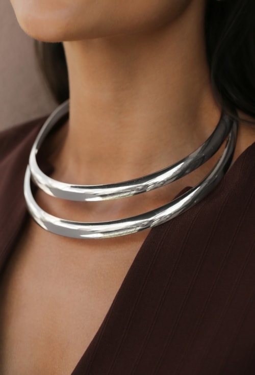 CHOKER ARO DUPLO RÓDIO CH388-R