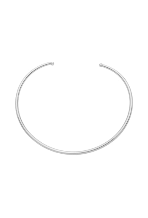 CHOKER ARO LISO 4MM BANHADO RÓDIO CH392-R