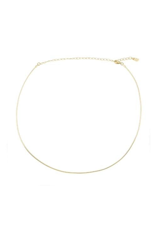 CHOKER ARO LISO BANHADO A OURO CH393-O