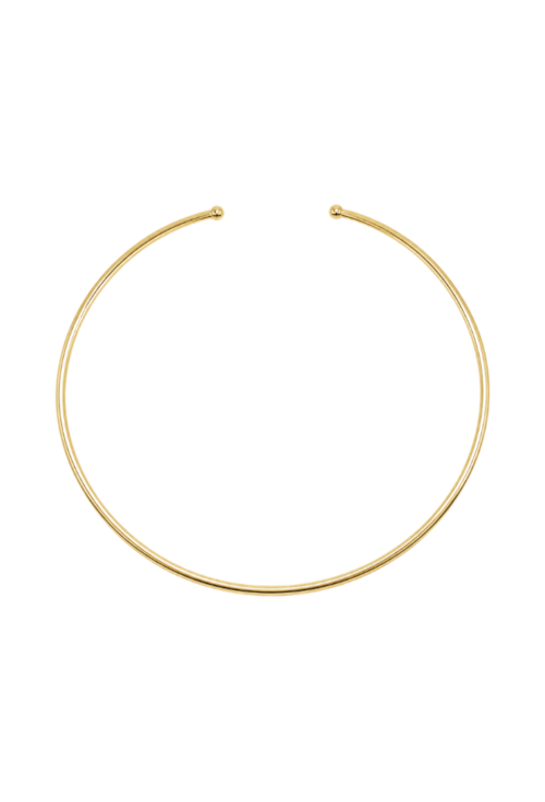 CHOKER ARO LISO BANHADO A OURO CH400-O