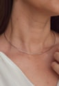 CHOKER ARO LISO BANHADO A RÓDIO CH393-R