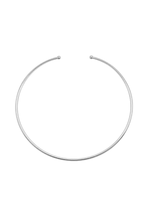 CHOKER ARO LISO BANHADO A RÓDIO CH400-R