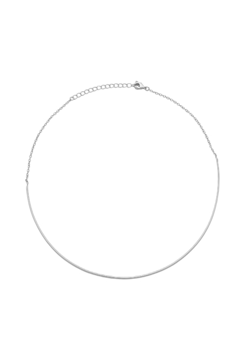 CHOKER ARO LISO MINIMALISTA EM RÓDIO CH357-R