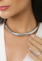 CHOKER ARO LISO PEQUENO COM CORRENTE RÓDIO CH391-R