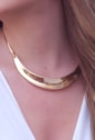 CHOKER ARO RÍGIDO LISO NO OURO CH365-O