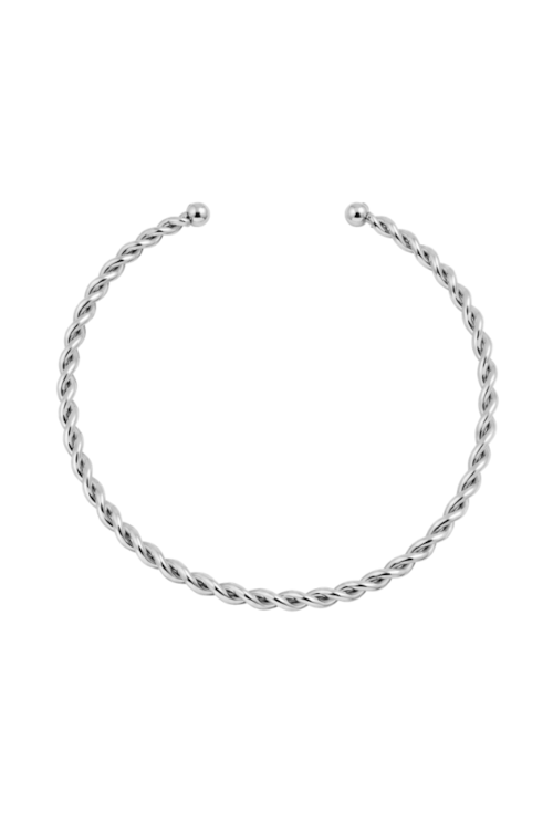 CHOKER ARO TORCIDO BANHADA A RÓDIO CH403-R