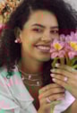 CHOKER ARO TRIPLO COM PÉROLAS GOTA EM RÓDIO CH371-R