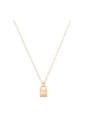 CHOKER CADEADO LOVE NO OURO CH128-O