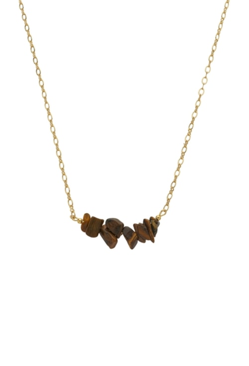 CHOKER CASCALHO OLHO DE TIGRE NATURAL CH345-O CHOKER CASCALHO OLHO DE TIGRE NATURAL CH345-O