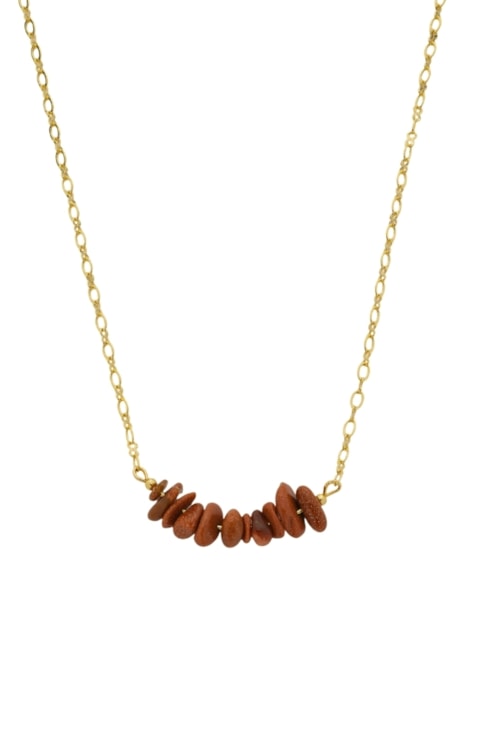 CHOKER CASCALHO PEDRA DO SOL NATURAL CH345-O CHOKER CASCALHO PEDRA DO SOL NATURAL CH345-O