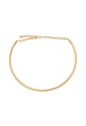 CHOKER COM ACABAMENTO LISO DOURADA CH383-O