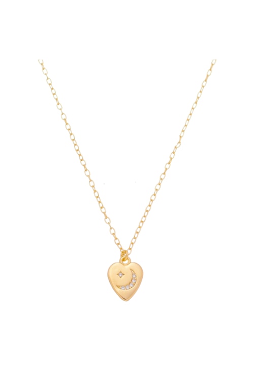 CHOKER COM CORAÇÃO MÍSTICO NO OURO CH127-O