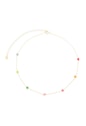 CHOKER COM CRISTAIS COLORS NO OURO CH164-O