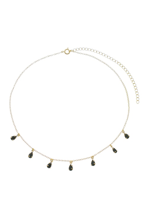 CHOKER COM CRISTAIS ÔNIX GOTA CH217-O