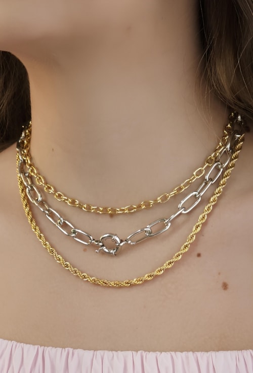 CHOKER COM ELOS PEQUENOS CH060-O