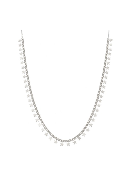 CHOKER COM ESTRELAS NA CORRENTE NO RÓDIO CH108-R