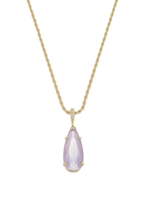 CHOKER COM GOTA TÂNZANITA FOSCA CH208-O