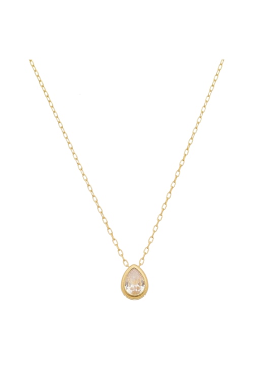 CHOKER COM GOTA ZIRCÔNIA CRISTAL NO OURO CH111-O CHOKER COM GOTA ZIRCÔNIA CRISTAL NO OURO CH111-O