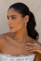 CHOKER COM PEDRAS ÁGUA MARINHA BANHADA A OURO CH401-O