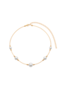 CHOKER COM PÉROLA SHELL BANHADA A OURO CH402-O