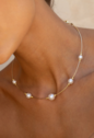 CHOKER COM PÉROLA SHELL BANHADA A OURO CH402-O