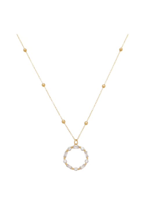 CHOKER COM PINGENTE DE ARO CRAVEJADO COM ZIRCONIAS CH104-O CHOKER COM PINGENTE DE ARO CRAVEJADO COM ZIRCONIAS CH104-O