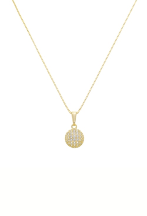 CHOKER COM PINGENTE DE MEIA BOLA CRAVEJADA NO OURO CH294-O CHOKER COM PINGENTE DE MEIA BOLA CRAVEJADA NO OURO CH294-O